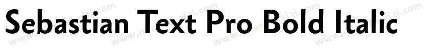 Sebastian Text Pro Bold Italic字体转换